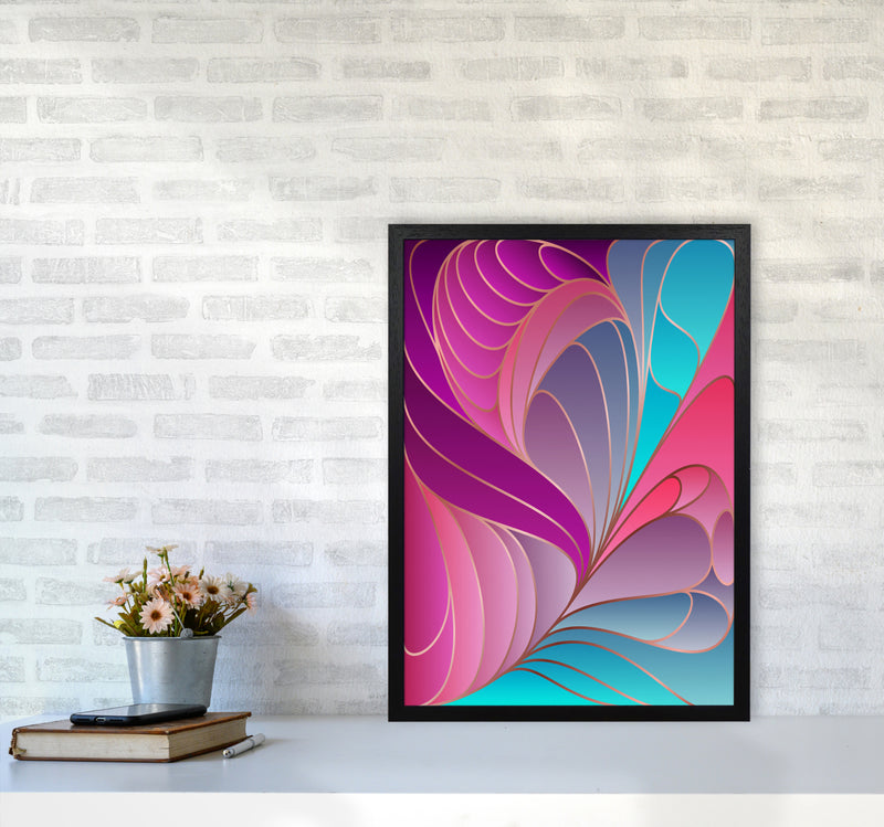 Colorful Art Deco II_ Art Print by Seven Trees Design A2 White Frame