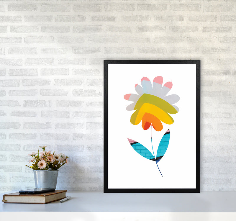 Graffiti Flower I Art Print by Seven Trees Design A2 White Frame