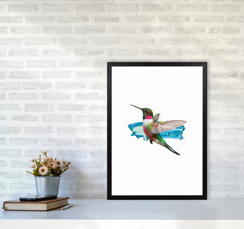 Modern Humingbird II Art Print by Seven Trees Design