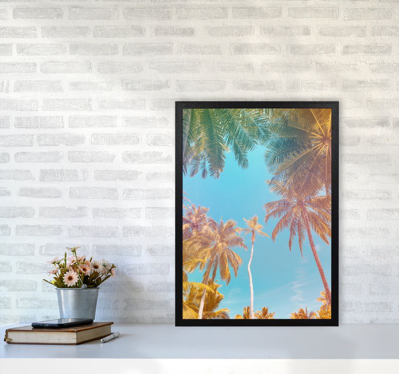 Palms Paradise Art Print by Seven Trees Design A2 White Frame
