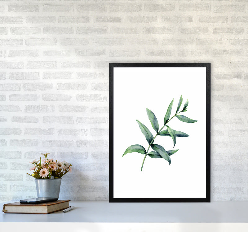 Watercolor Eucalyptus I Art Print by Seven Trees Design A2 White Frame