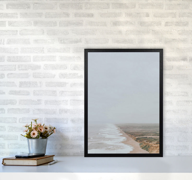 Fog and Waves Art Print by Seven Trees Design A2 White Frame