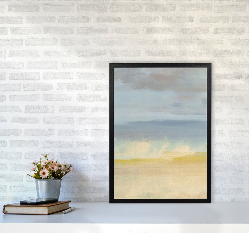 Sand, Ocean and Sky Art Print by Seven Trees Design A2 White Frame