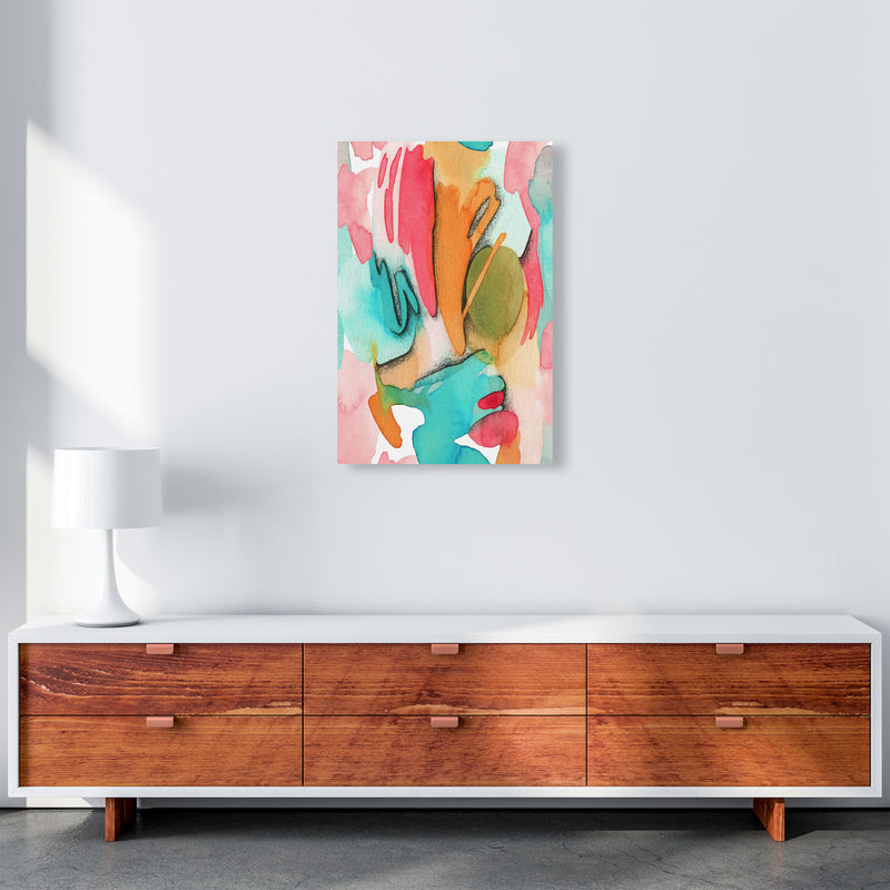 Abstract Watercolor Art Print by Seven Trees Design A2 Canvas
