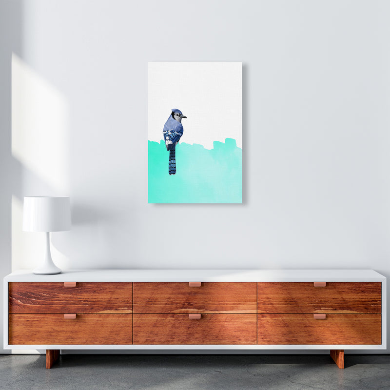 Bird Blue Art Print by Seven Trees Design A2 Canvas