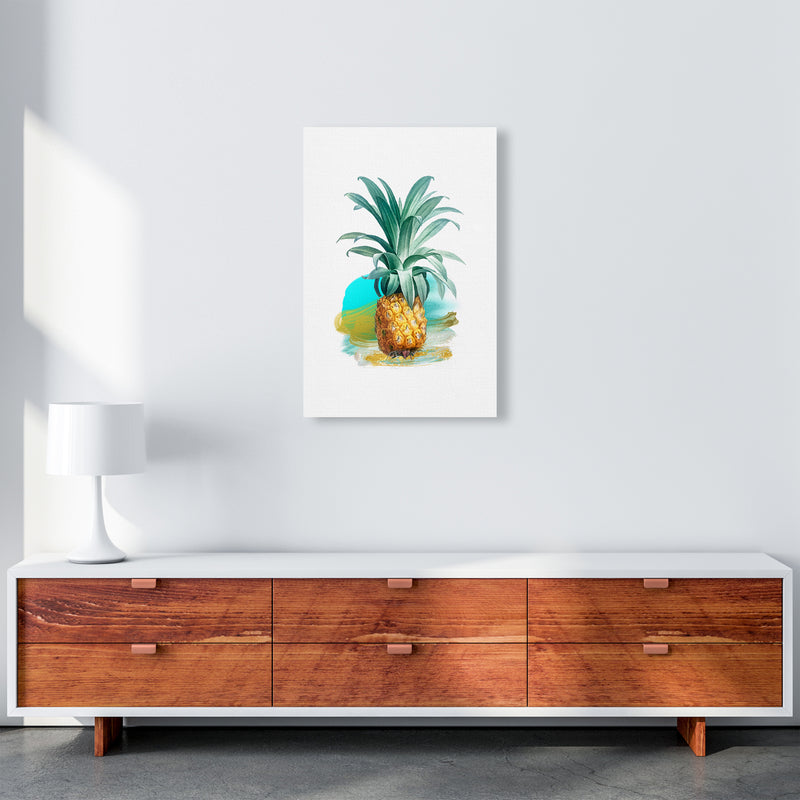 Modern Pineapple Kitchen Art Print by Seven Trees Design A2 Canvas