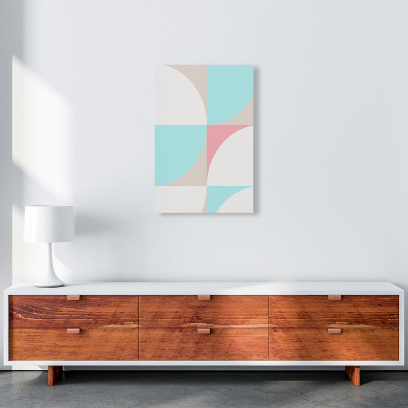 Scandinavian Shapes I Abstract Art Print by Seven Trees Design A2 Canvas