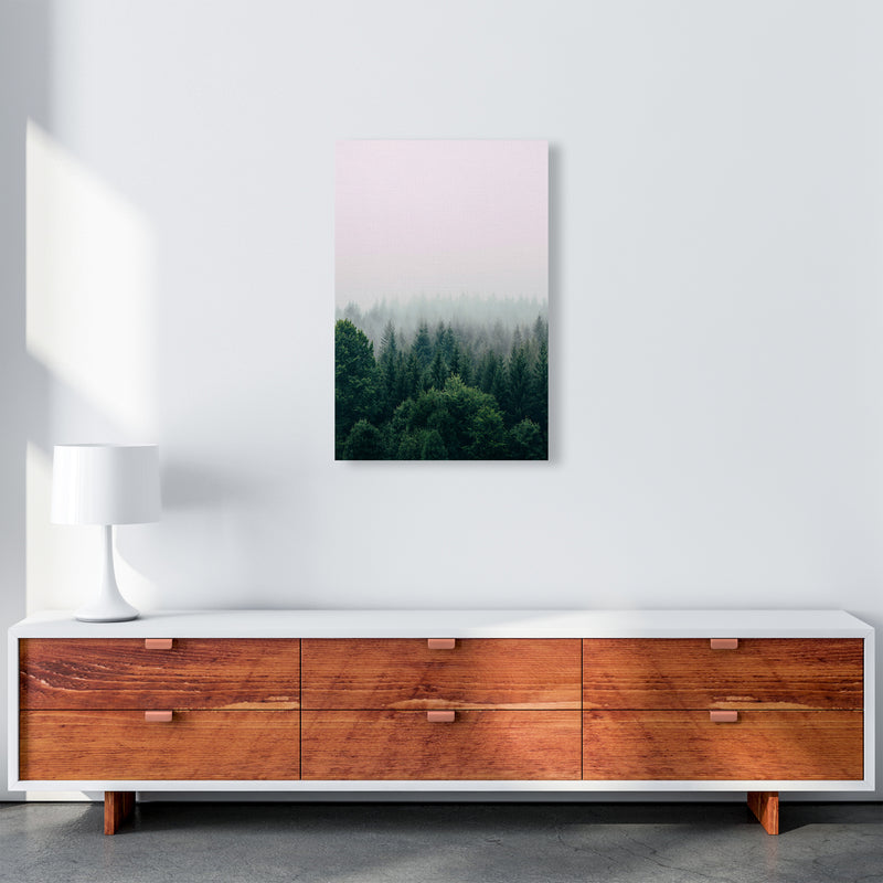 The Fog And The Forest I Photography Art Print by Seven Trees Design A2 Canvas