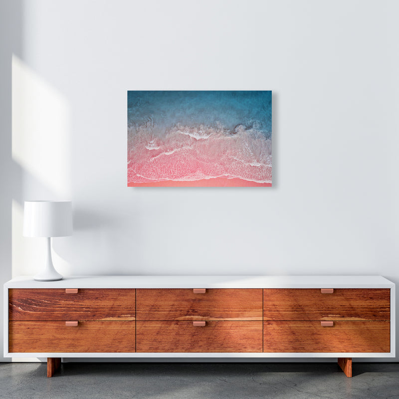The Pink Ocean Photography Art Print by Seven Trees Design A2 Canvas