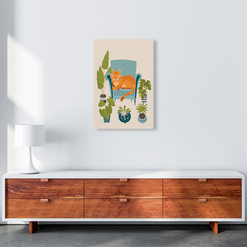 The Tiger of the city Art Print by Seven Trees Design A2 Canvas