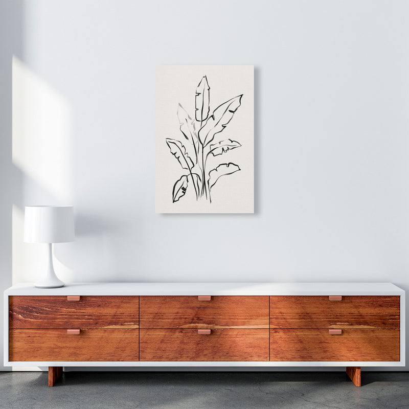 Banana Leafs Drawing Art Print by Seven Trees Design A2 Canvas