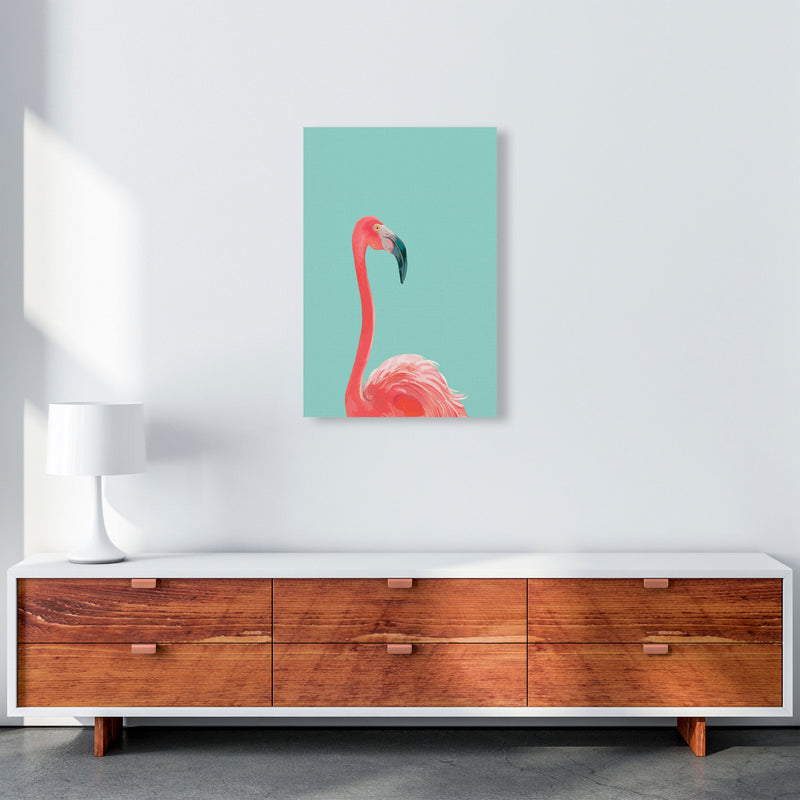 Flamingo In The Sky Art Print by Seven Trees Design A2 Canvas