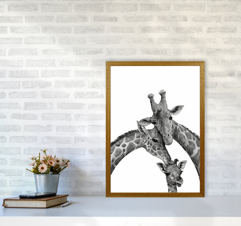 Giraffe Family Photography Art Print by Seven Trees Design A2 Print Only