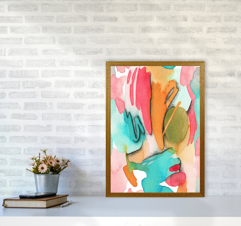 Abstract Watercolor Art Print by Seven Trees Design A2 Print Only