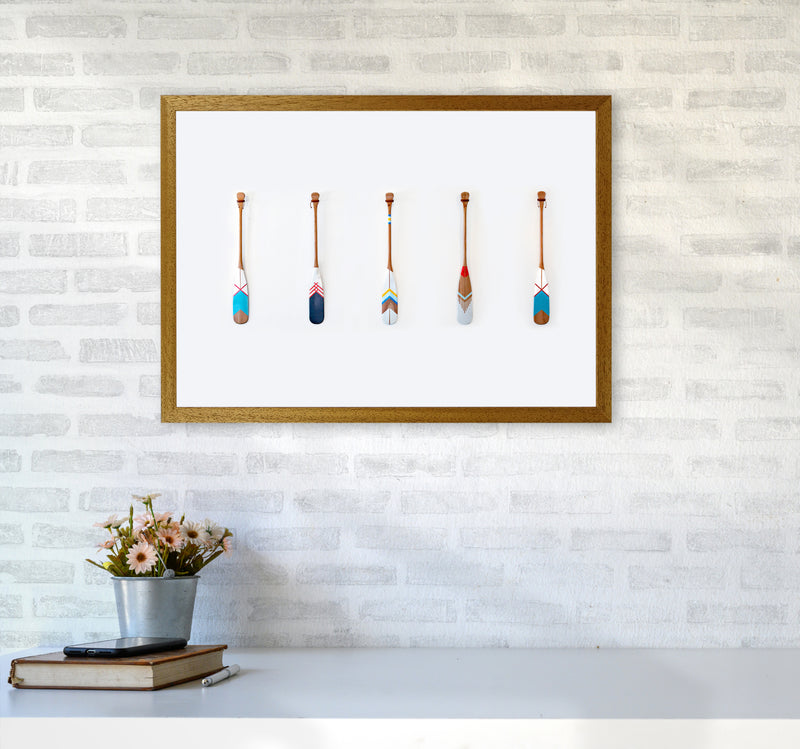 Five Oars Photography Art Print by Seven Trees Design A2 Print Only