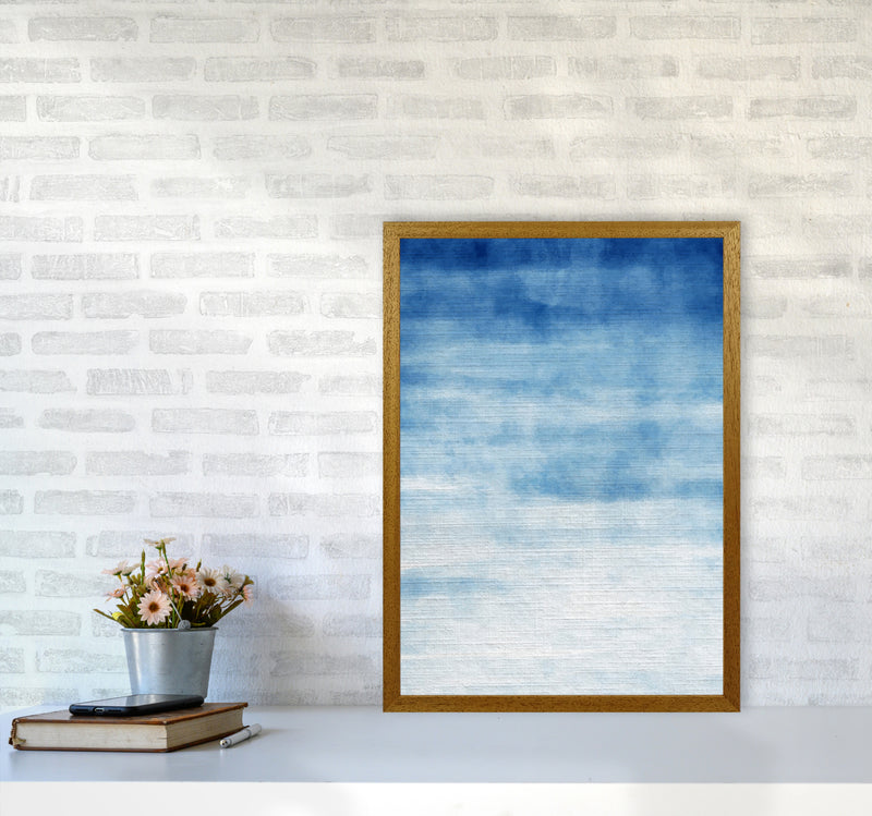 Abstract Blue Art Print by Seven Trees Design A2 Print Only