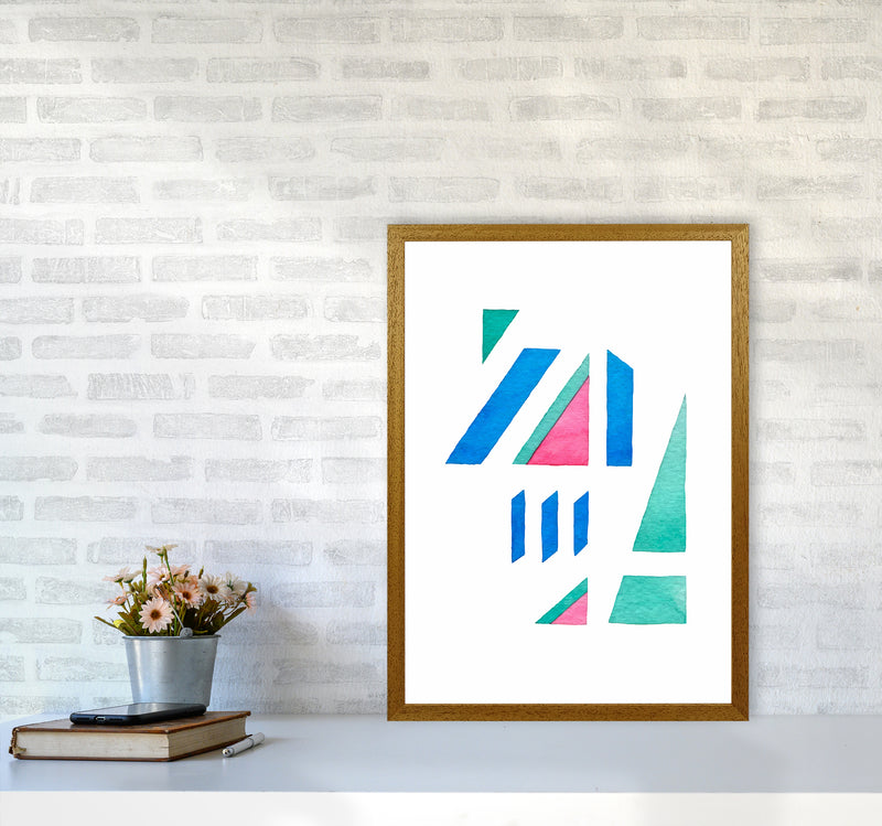 Modern Abstract Watercolor Art Print by Seven Trees Design A2 Print Only