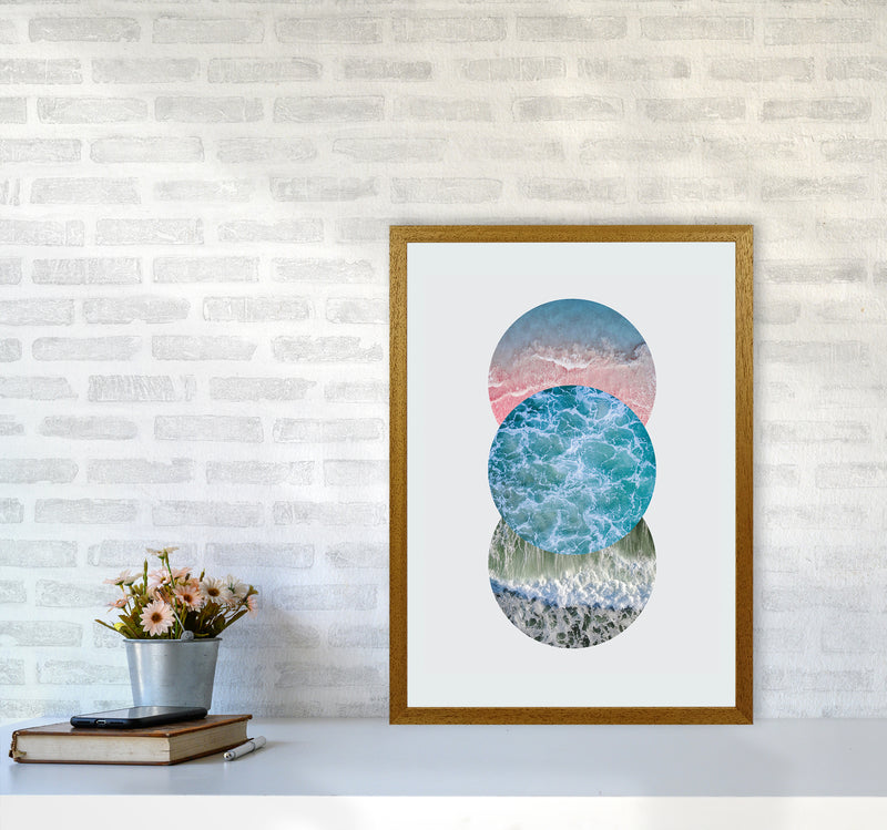 Ocean Circles Art Print by Seven Trees Design A2 Print Only