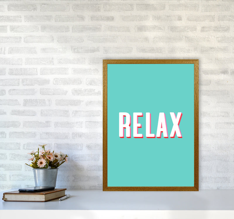 Relax Quote Art Print by Seven Trees Design A2 Print Only