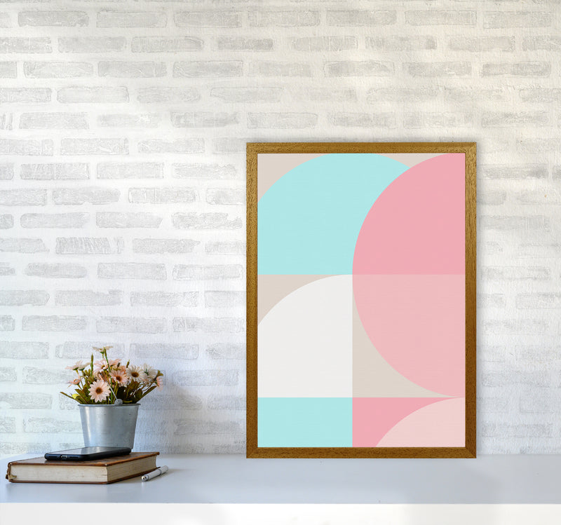 Scandinavian Shapes II Abstract Art Print by Seven Trees Design A2 Print Only