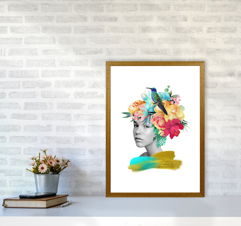 The Girl And The Paradise Art Print by Seven Trees Design A2 Print Only