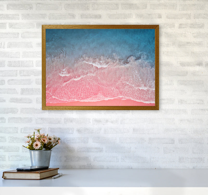 The Pink Ocean Photography Art Print by Seven Trees Design A2 Print Only