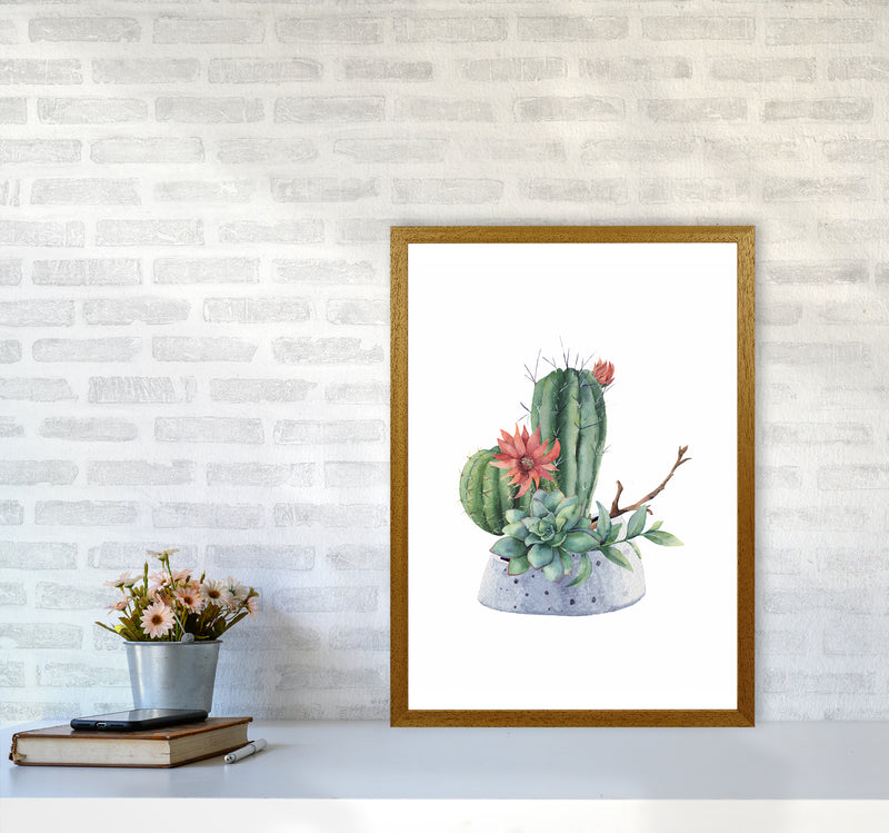 The Watercolor Cactus Art Print by Seven Trees Design A2 Print Only
