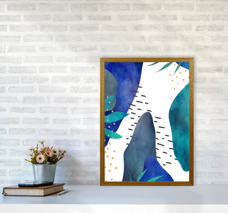 Watercolor Abstract Jungle Art Print by Seven Trees Design A2 Print Only