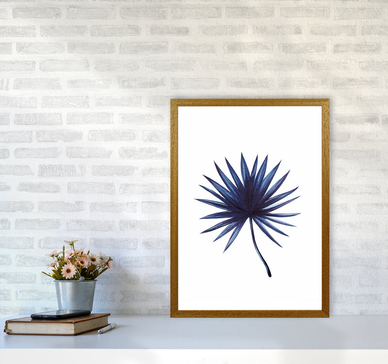 Watercolor Blue Leaf I Art Print by Seven Trees Design A2 Print Only