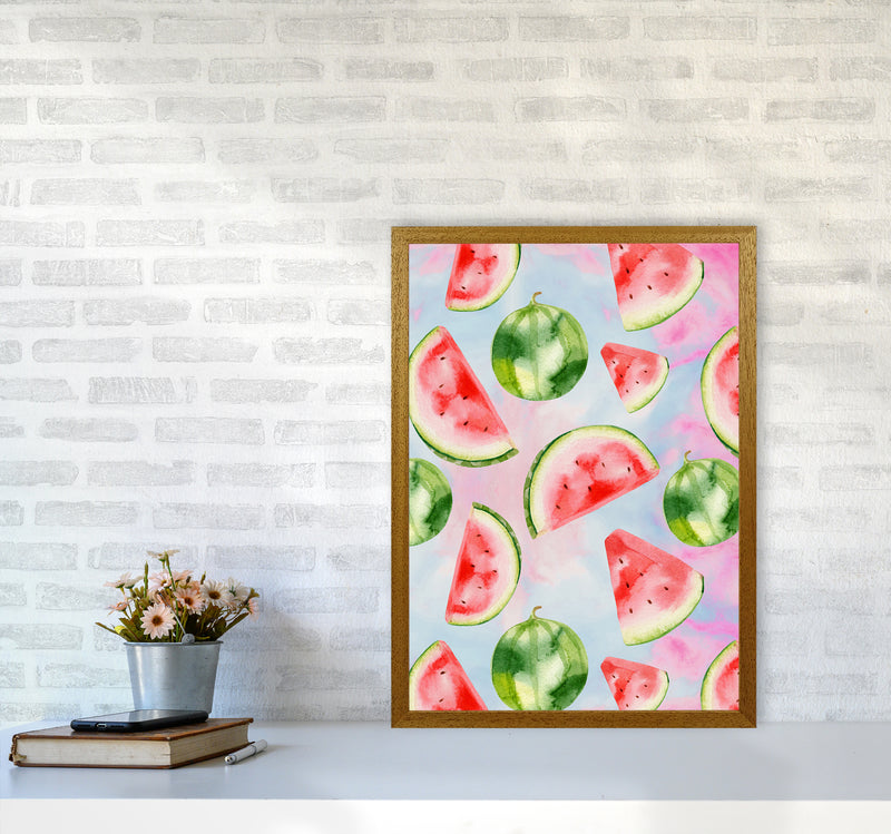 Watermelon in the Sky Kitchen Art Print by Seven Trees Design A2 Print Only