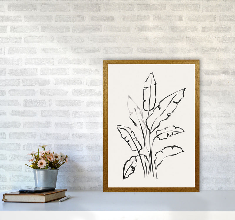 Banana Leafs Drawing Art Print by Seven Trees Design A2 Print Only
