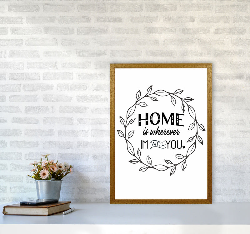 Home With You Art Print by Seven Trees Design A2 Print Only