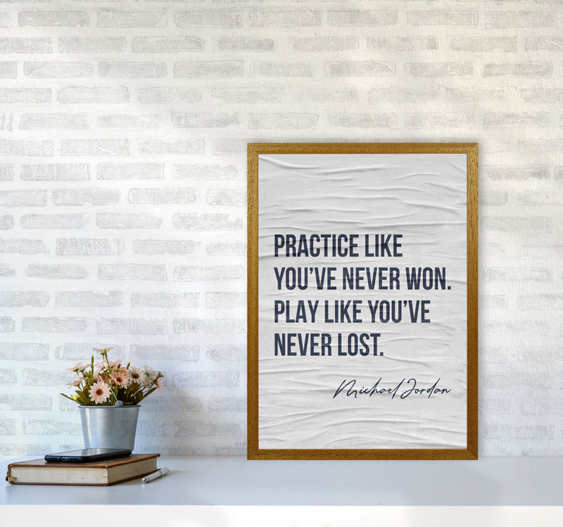 Michael Jordan Quote Art Print by Seven Trees Design A2 Print Only