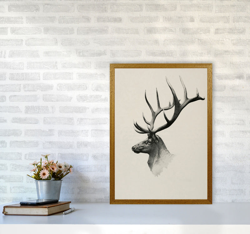 Mountain Reindeer Art Print by Seven Trees Design A2 Print Only