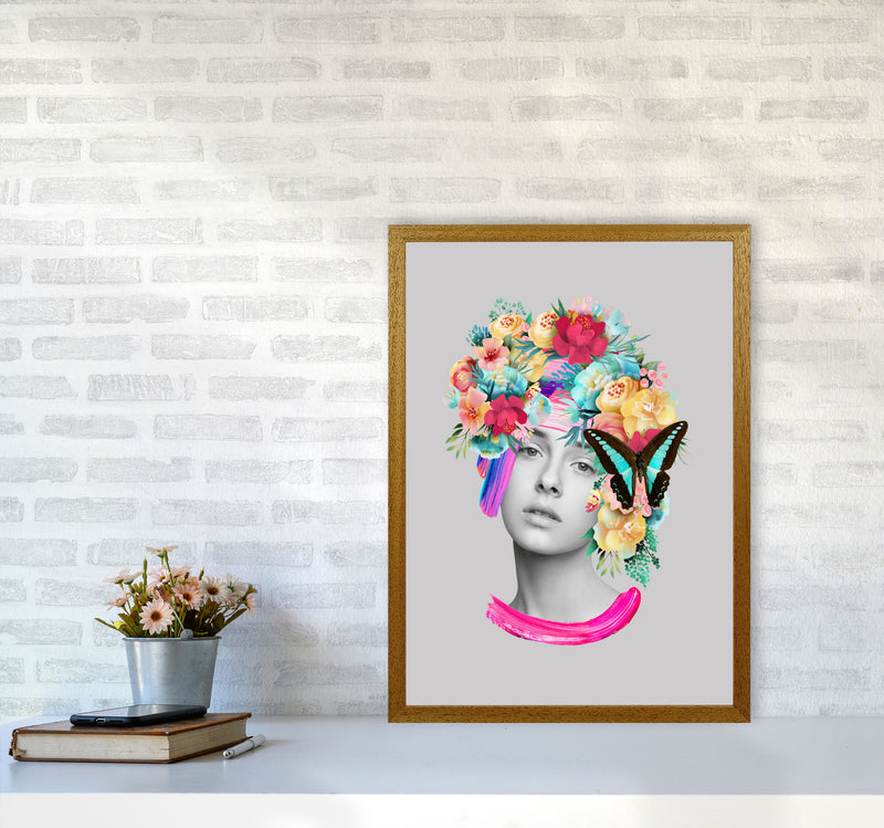 The Girl and the Butterfly Art Print by Seven Trees Design A2 Print Only