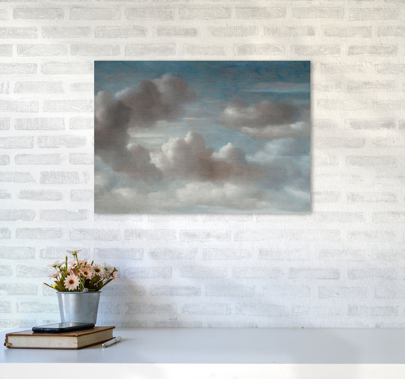 The Clouds Painting Art Print by Seven Trees Design A2 Black Frame