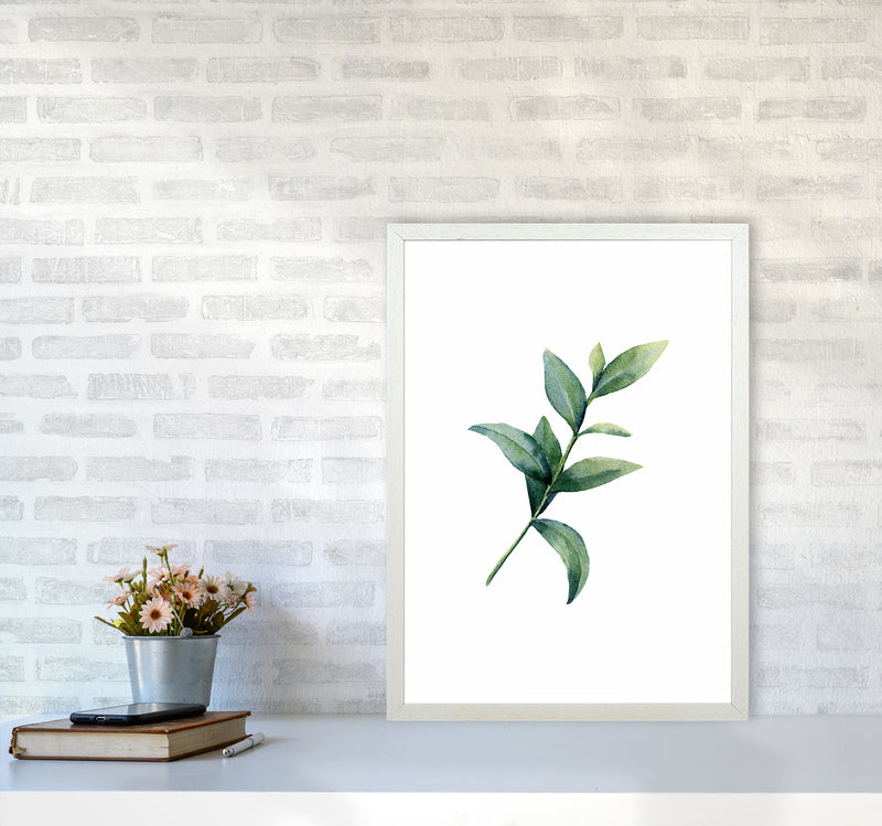 Watercolor Eucalyptus II Art Print by Seven Trees Design A2 Oak Frame