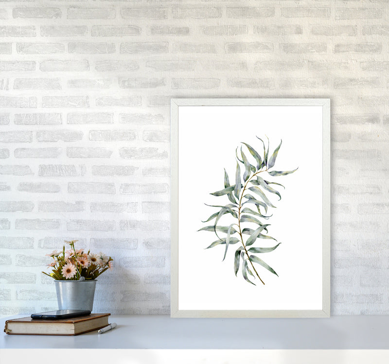 Watercolor Eucalyptus IV Art Print by Seven Trees Design A2 Oak Frame