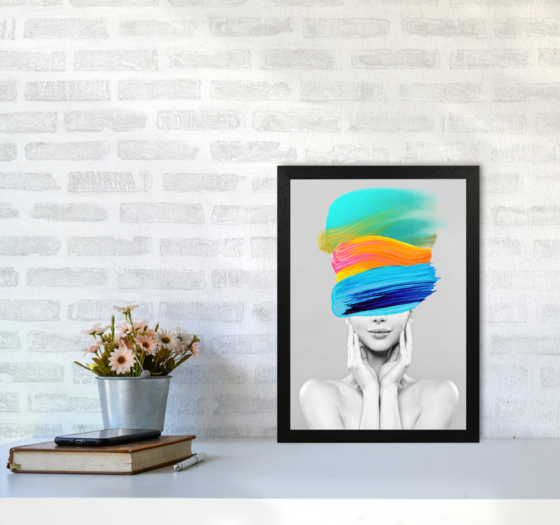 Beauty In Colors II Fashion Art Print by Seven Trees Design A3 White Frame