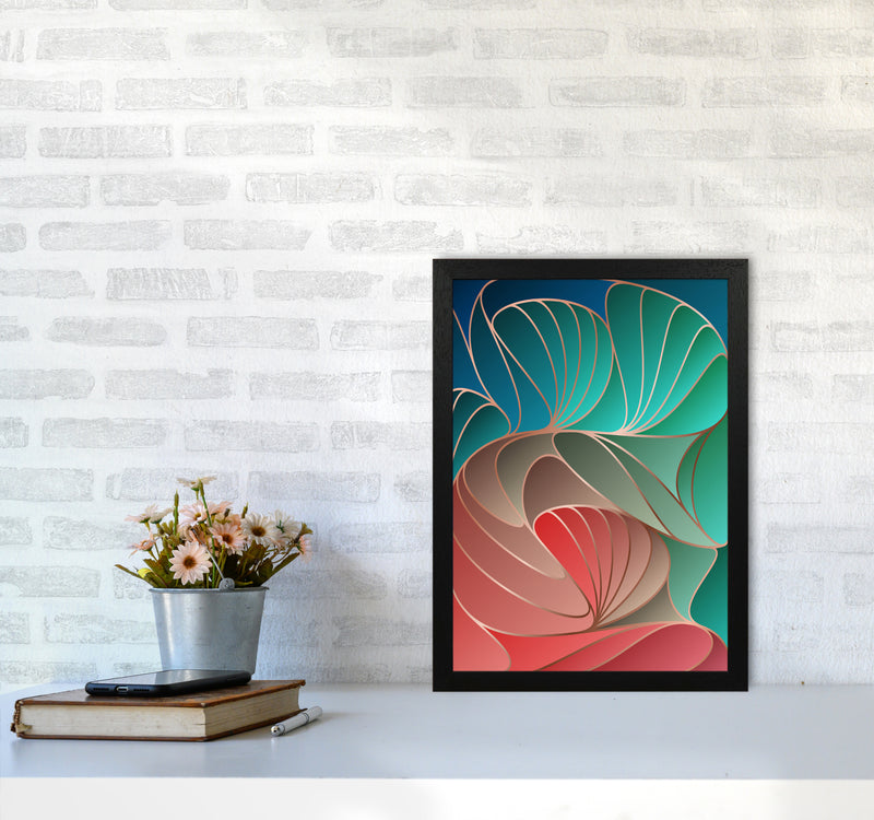 Colorful Art Deco I Art Print by Seven Trees Design A3 White Frame