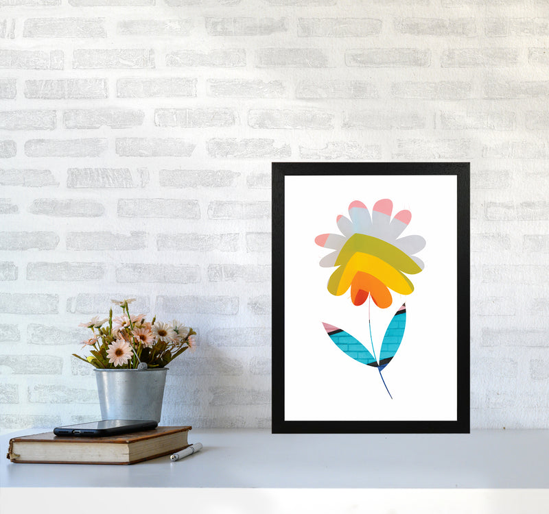 Graffiti Flower I Art Print by Seven Trees Design A3 White Frame