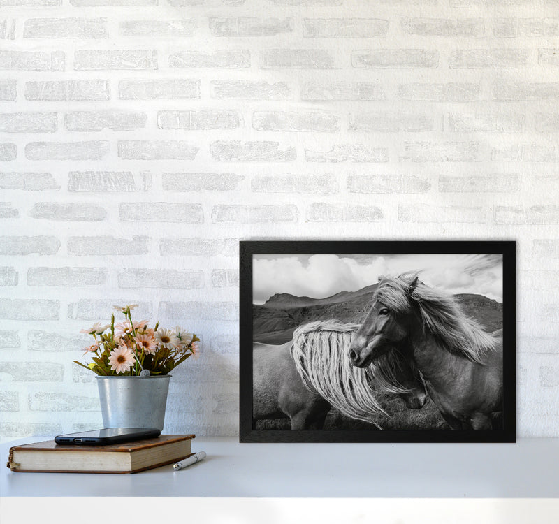 Horses In The Sky Photography Art Print by Seven Trees Design A3 White Frame