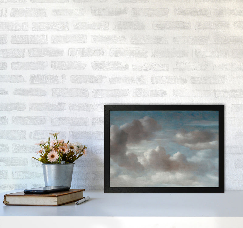The Clouds Painting Art Print by Seven Trees Design A3 White Frame
