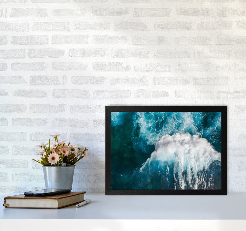 The wave Art Print by Seven Trees Design A3 White Frame