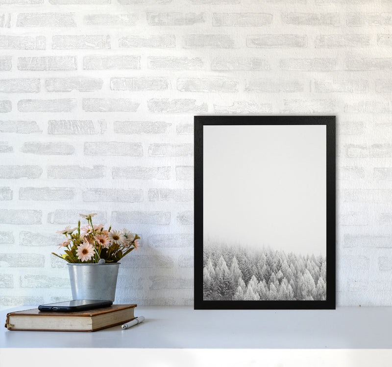 The White Forest Art Print by Seven Trees Design A3 White Frame