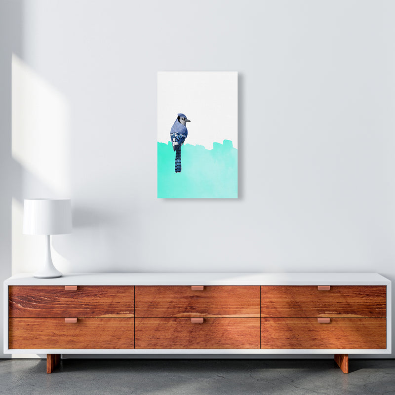 Bird Blue Art Print by Seven Trees Design A3 Canvas
