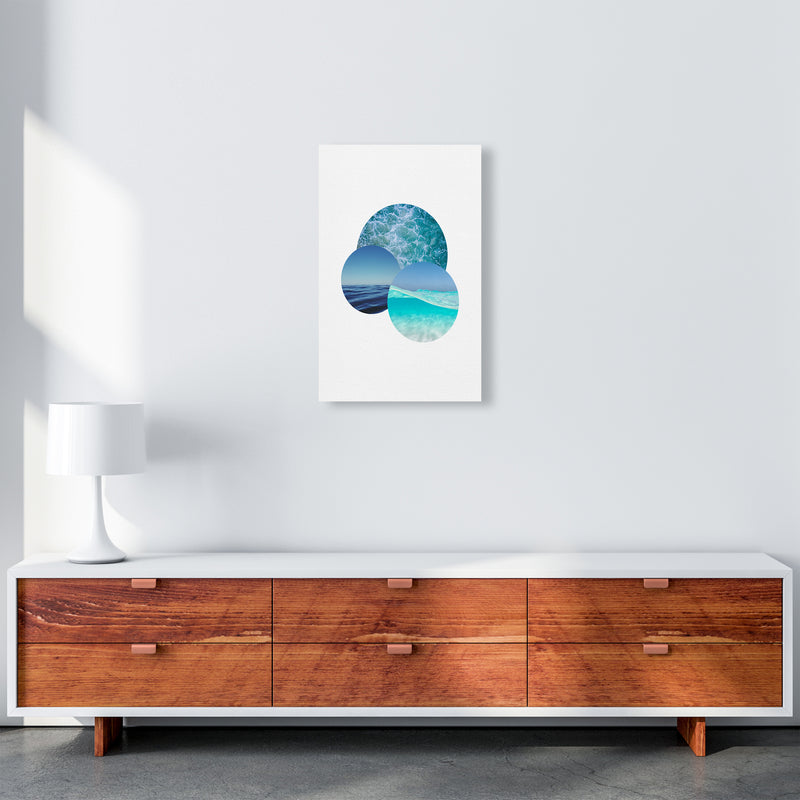 Ocean Planets Art Print by Seven Trees Design A3 Canvas