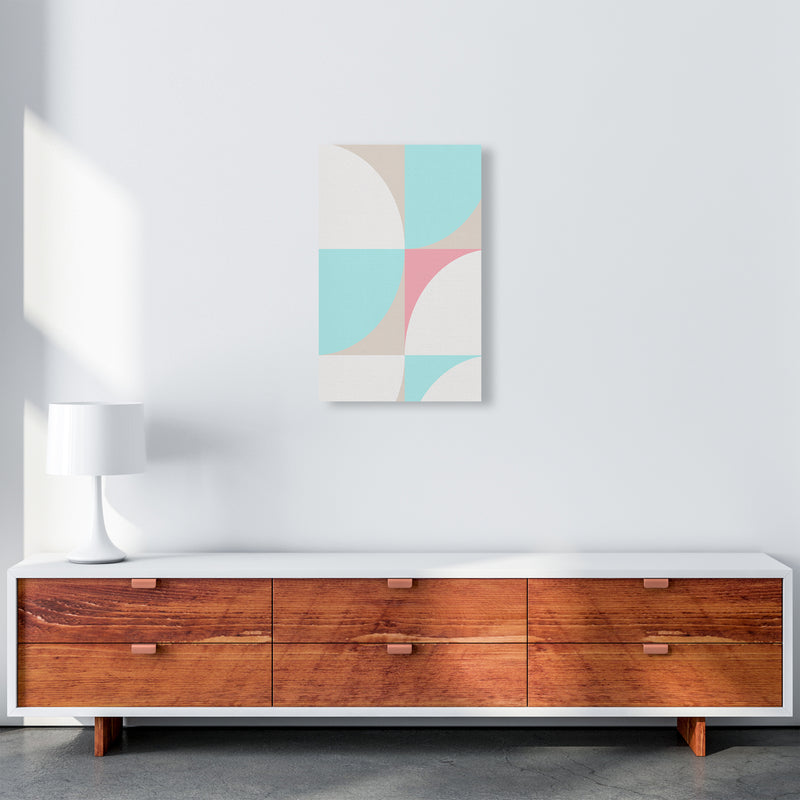 Scandinavian Shapes I Abstract Art Print by Seven Trees Design A3 Canvas