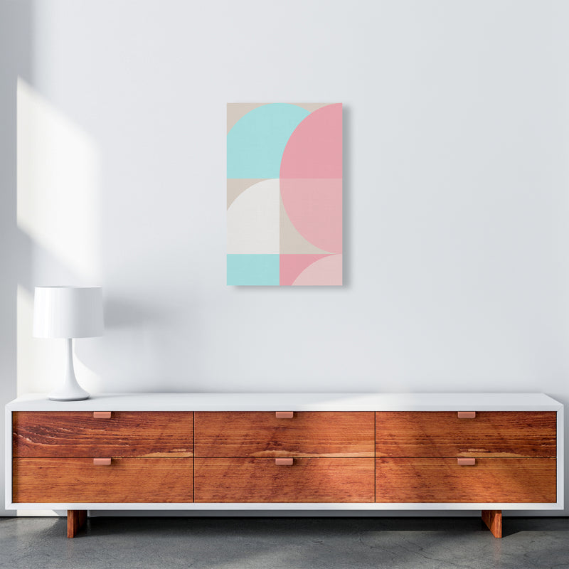 Scandinavian Shapes II Abstract Art Print by Seven Trees Design A3 Canvas