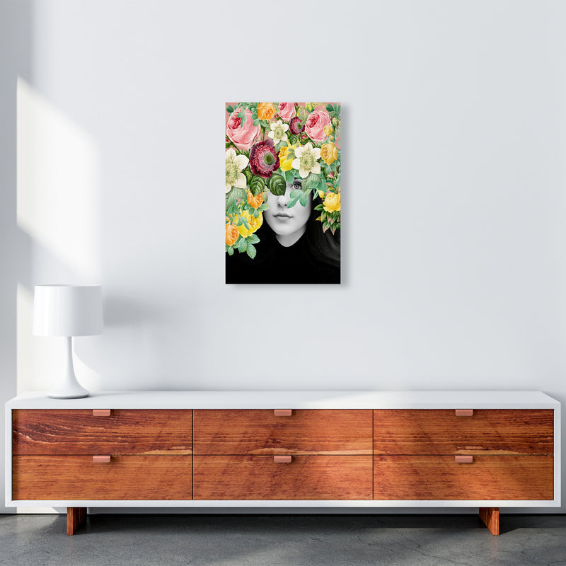 The Girl And The Flowers II Art Print by Seven Trees Design A3 Canvas